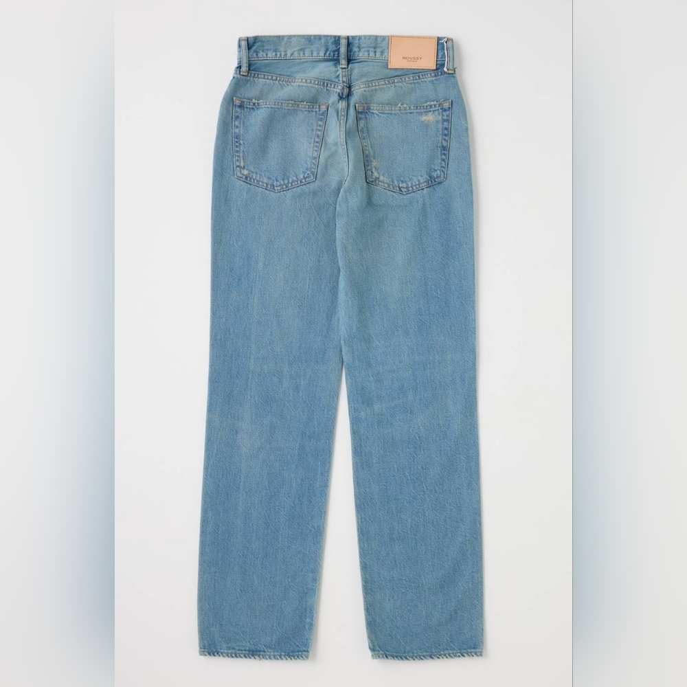 NWT- MOUSSY VINTAGE MV Goulds Straight Leg Light Blue Jean Women's Size 27 - Picture 5 of 14